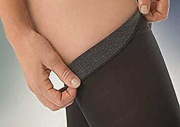 JOBST OPAQUE SENSITIVE 30-40 THIGH CT BLACK LG