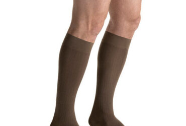 JOBST FOR MEN AMBITION KNEE 20-30 BROWN SZ6 LNG