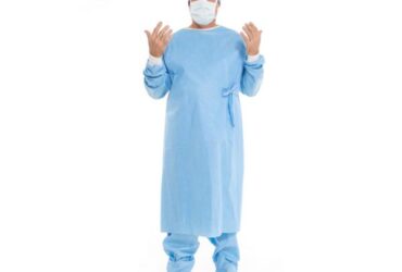 Surgical Gown, Evolution® 4 Fabric, Non-Reinforced, Adjustable Neckline, Large, 32/cs