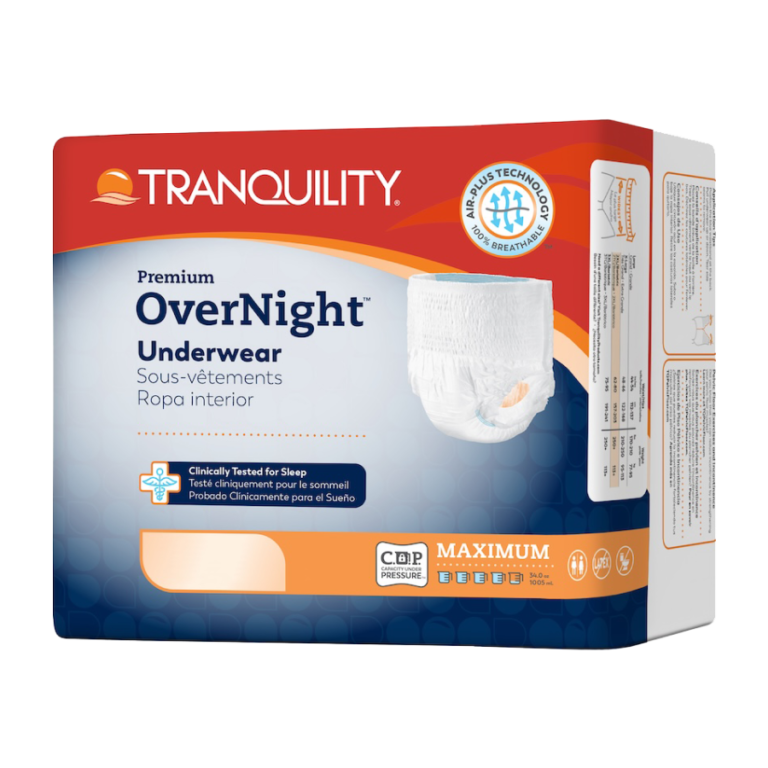 Tranquility Premium Overnight Disposable Absorbent Underwear (DAU): 3XL