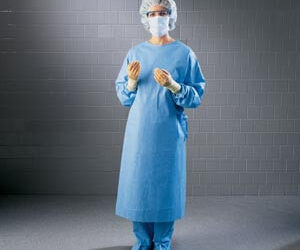Aero Blue Surgical Gown, X-Long, XX-Large, Sterile, 30/cs (20 cs/plt)